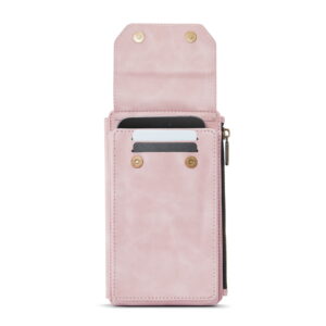 Solidenz Universeel Telefoontasje en portemonnee tot 7.3 inch - Roze - 3