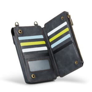 Solidenz Universeel Telefoontasje en portemonnee tot 7.3 inch - Zwart - 2