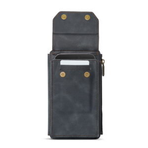 Solidenz Universeel Telefoontasje en portemonnee tot 7.3 inch - Zwart - 3