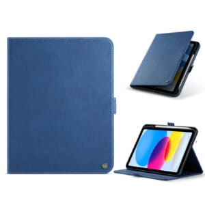 Solidenz Urban Book iPad 9 / iPad 8 / iPad 7 Hoes - 10.2 inch met pencilhouder - Blauw Main Image