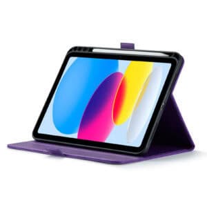 Solidenz Urban Book iPad 11 en iPad 10 - 10.9 inch met pencilhouder - Paars - 3