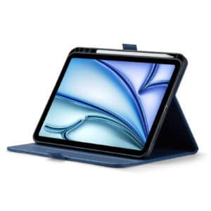 Solidenz Urban Book iPad Air 6 (M3 en M2) / Air 5 / Air 4 - 11 en 10.9 inch met pencilhouder - Blauw - 3