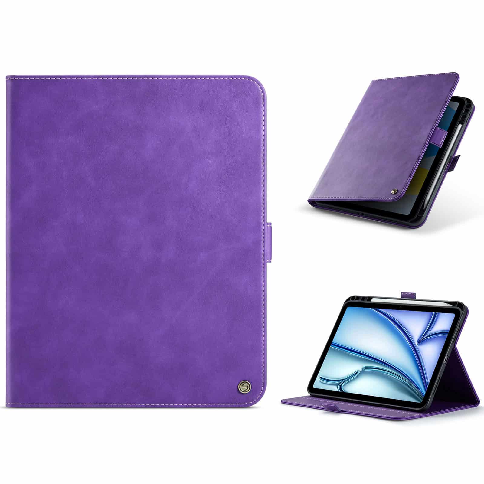 Solidenz Urban Book iPad Air 6 (M3 en M2) / Air 5 / Air 4 - 11 en 10.9 inch met pencilhouder - Paars Main Image