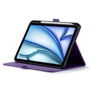 Solidenz Urban Book iPad Air 6 (M3 en M2) / Air 5 / Air 4 - 11 en 10.9 inch met pencilhouder - Paars - 3