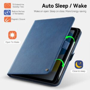 Solidenz Urban Book iPad 11 en iPad 10 - 10.9 inch met pencilhouder - Blauw - 4