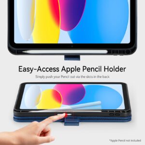 Solidenz Urban Book iPad 11 en iPad 10 - 10.9 inch met pencilhouder - Blauw - 5