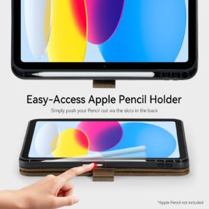 Solidenz Urban Book iPad 11 en iPad 10 - 10.9 inch met pencilhouder - Bruin - 5