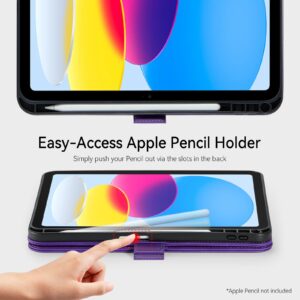 Solidenz Urban Book iPad 11 en iPad 10 - 10.9 inch met pencilhouder - Paars - 5