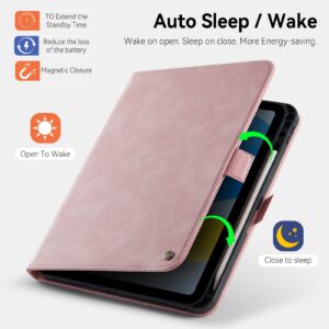 Solidenz Urban Book iPad 9 / iPad 8 / iPad 7 Hoes - 10.2 inch met pencilhouder - Roze - 4