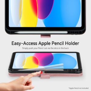 Solidenz Urban Book iPad 9 / iPad 8 / iPad 7 Hoes - 10.2 inch met pencilhouder - Roze - 5