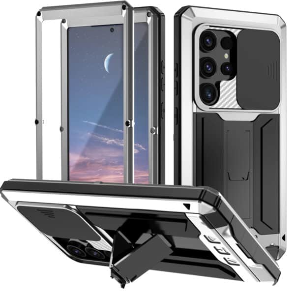 Stofdicht metalen hoes Samsung Galaxy S25 Ultra - Zilver