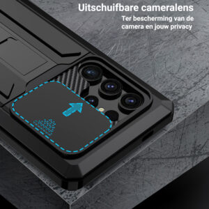 Stofdicht metalen hoes Samsung Galaxy S25 Ultra - Zwart - 5