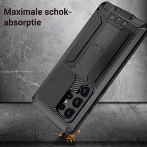 Stofdicht metalen hoes Samsung Galaxy S25 Ultra - Zwart - 6