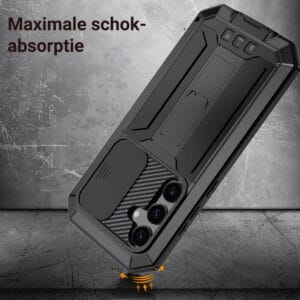 Stofdicht metalen hoes Samsung Galaxy S25 Plus - Zwart - 6