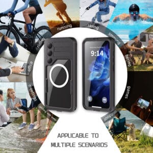 Turtle Shift Volledig waterdicht en stofdicht hoesje Samsung Galaxy S25 - MagSafe compatibel - 5