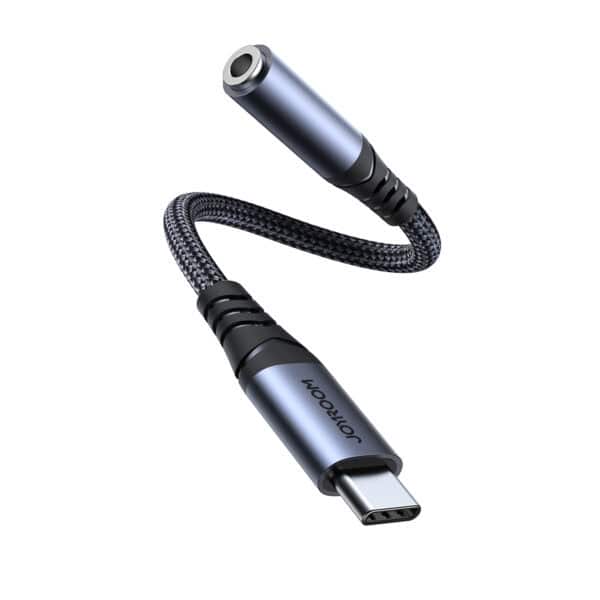 Joyroom Audio adapter USB-C naar 3.5mm - Zwart