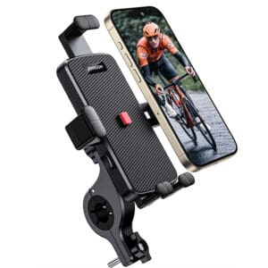 Joyroom Smartphonehouder voor Fiets en Motor - Houder voor aan het Stuur - Zwart Main Image