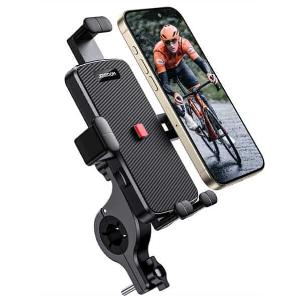 Joyroom Smartphonehouder voor Fiets en Motor - Houder voor aan het Stuur - Zwart