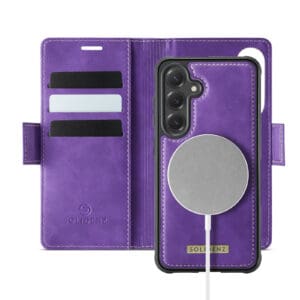 Solidenz 2-in-1 MagSafe Wallet Case voor Samsung Galaxy S25 - Paars Main Image