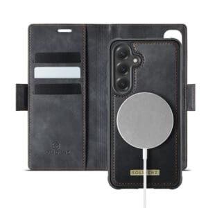 Solidenz 2-in-1 MagSafe Wallet Case voor Samsung Galaxy S25 Plus - Zwart Main Image