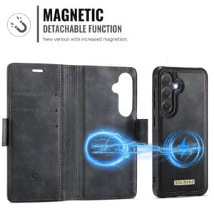 Solidenz 2-in-1 MagSafe Wallet Case voor Samsung Galaxy S25 Plus - Zwart - 6
