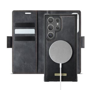 Solidenz 2-in-1 MagSafe Wallet Case voor Samsung Galaxy S24 Ultra - Zwart Main Image