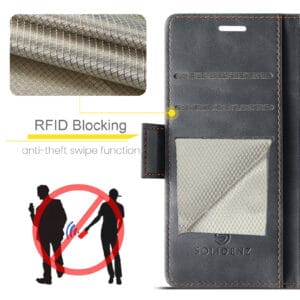 Solidenz 2-in-1 MagSafe Wallet Case voor Samsung Galaxy S24 Ultra - Zwart - 8