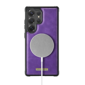 Solidenz 2-in-1 MagSafe Wallet Case voor Samsung Galaxy S25 Ultra - Paars - 5