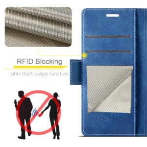 Solidenz 2-in-1 MagSafe Wallet Case voor iPhone 16 - Blauw - 8