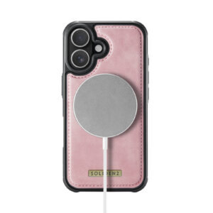 Solidenz 2-in-1 MagSafe Wallet Case voor iPhone 16 - Roze - 5