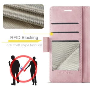 Solidenz 2-in-1 MagSafe Wallet Case voor iPhone 16 - Roze - 8