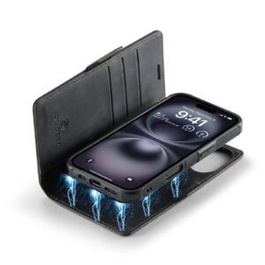 Solidenz 2-in-1 MagSafe Wallet Case voor iPhone 16 Plus - Zwart - 3