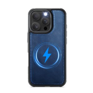 Solidenz 2-in-1 MagSafe Wallet Case voor iPhone 16 Pro Max - Blauw - 4