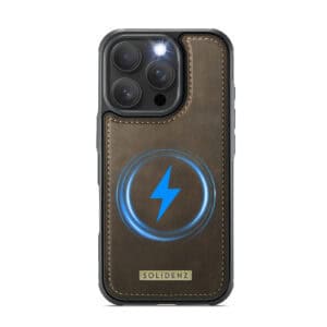 Solidenz 2-in-1 MagSafe Wallet Case voor iPhone 16 Pro Max - Bruin - 4
