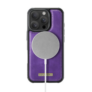 Solidenz 2-in-1 MagSafe Wallet Case voor iPhone 16 Pro Max - Paars - 5