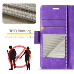 Solidenz 2-in-1 Magnetisch Wallet Case voor Samsung Galaxy A16 - Paars - 7