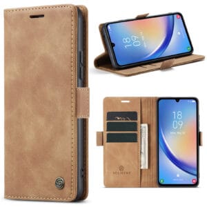 Solidenz Urban Book Samsung Galaxy A16 hoesje - Bruin Main Image