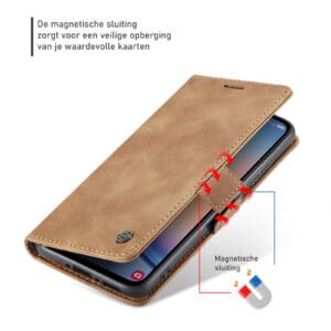 Solidenz Urban Book Samsung Galaxy A16 hoesje - Bruin - 6