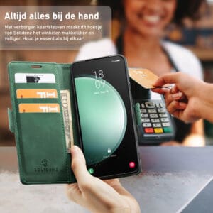 Solidenz Urban Book Samsung Galaxy A16 hoesje - Groen - 7