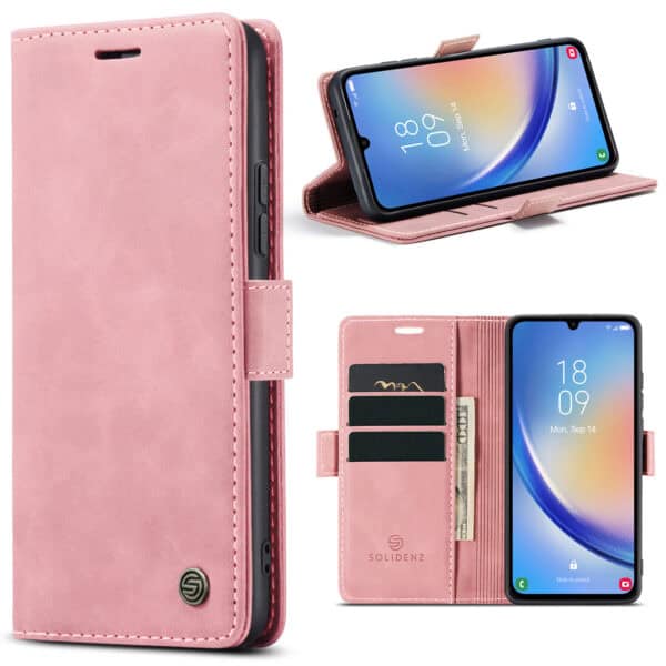 Solidenz Urban Book Samsung Galaxy A26 hoesje - Roze