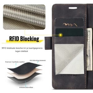 Solidenz Urban Book Samsung Galaxy A16 hoesje - Zwart - 9