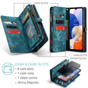 Solidenz Urban Wallet Samsung Galaxy A16 hoesje - Blauw - 8