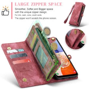 Solidenz Urban Wallet Samsung Galaxy A16 hoesje - Rood - 9