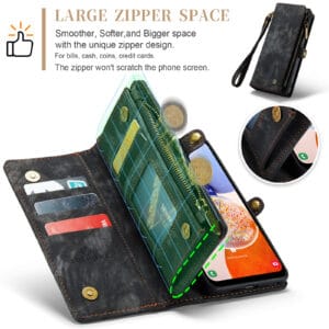 Solidenz Urban Wallet Samsung Galaxy A16 hoesje - Zwart - 9