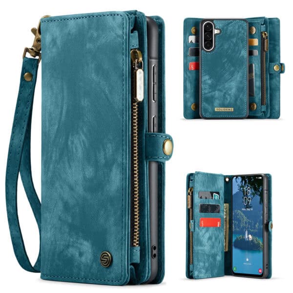 Solidenz Urban Wallet Samsung Galaxy A56 hoesje - Blauw