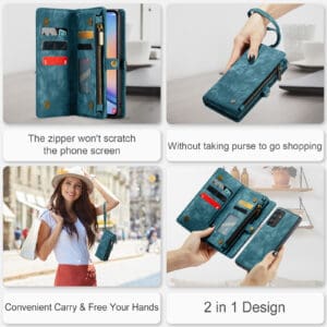 Solidenz Urban Wallet Samsung Galaxy A36 hoesje - Blauw - 11