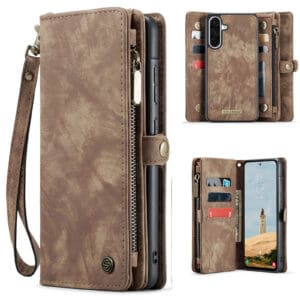 Solidenz Urban Wallet Samsung Galaxy A56 hoesje - Bruin Main Image