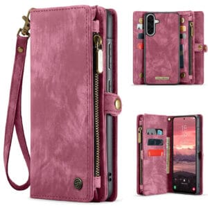 Solidenz Urban Wallet Samsung Galaxy A36 hoesje - Rood Main Image