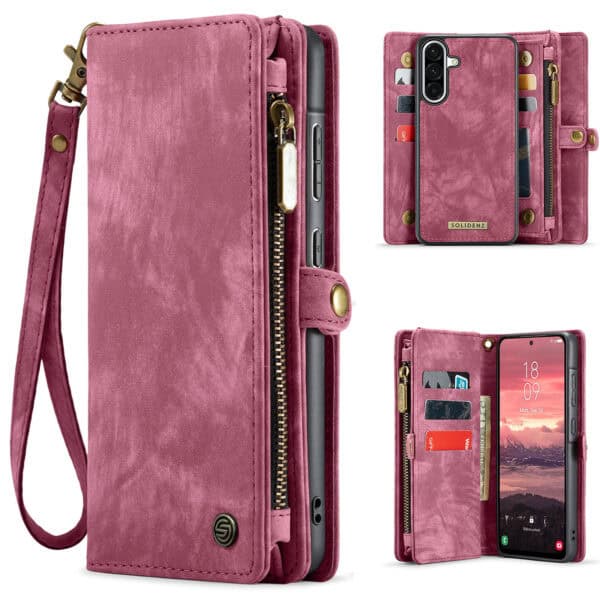 Solidenz Urban Wallet Samsung Galaxy A56 hoesje - Rood
