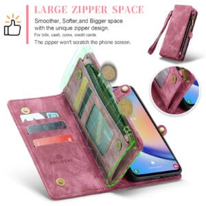Solidenz Urban Wallet Samsung Galaxy A36 hoesje - Rood - 9